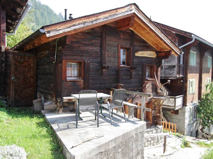 Chalet für 4 Personen, mit Terrasse und Garten in Bettmeralp
