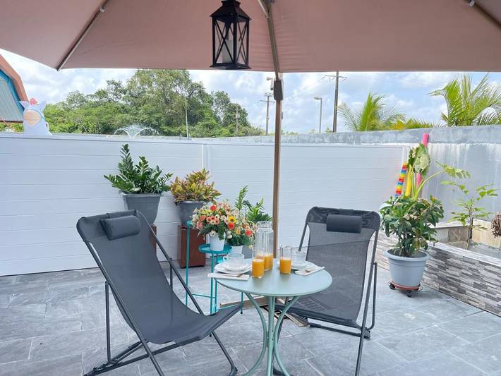 Gîte pour 3 personnes, avec terrasse ainsi que piscine et vue à Montsinéry-Tonnegrande - 3