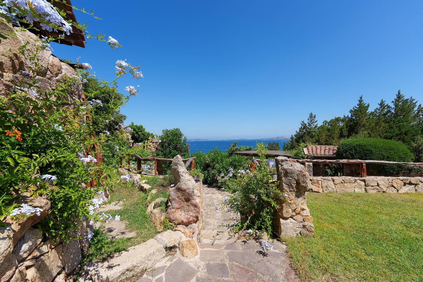 Ferienhaus 'Villetta Orso' mit Meerblick, Wlan und Klimaanlage in Arzachena, Costa Smeralda