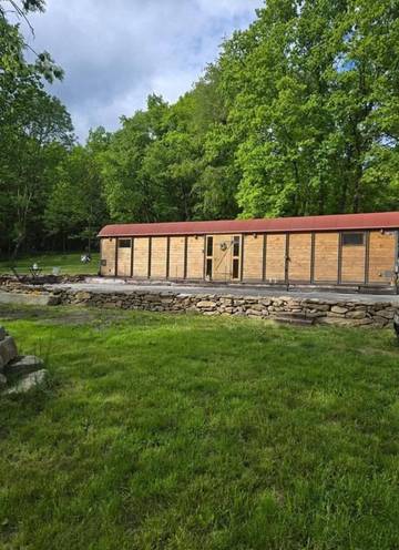 Camping für 4 Personen, mit Garten und Ausblick, mit Haustier in Tschechien