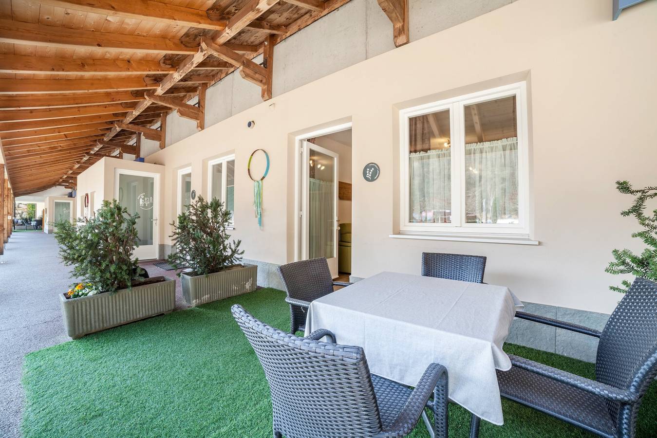 Ganze Wohnung, Ferienwohnung "Camping Passeier Lavendel" mit Bergblick & Wlan in Saltaus, St. Martin in Passeier