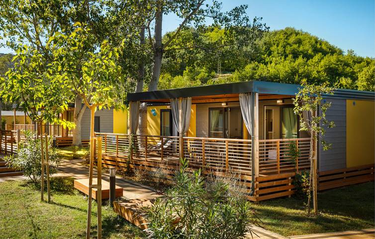 Camping für 6 Personen, mit Terrasse auf Rab