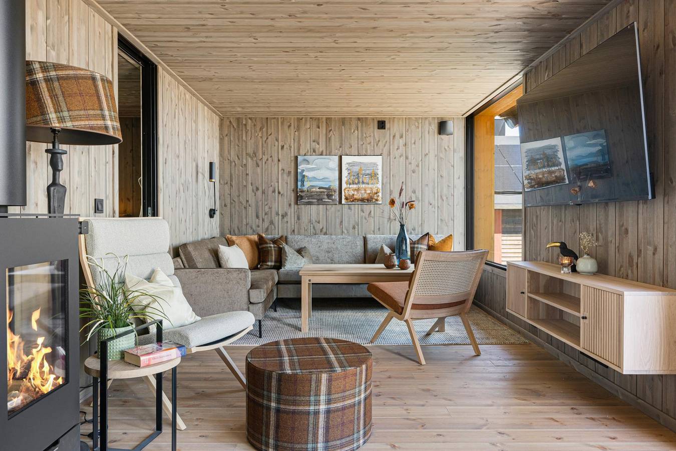 Ferienhaus für 8 Personen mit Garten in Løten