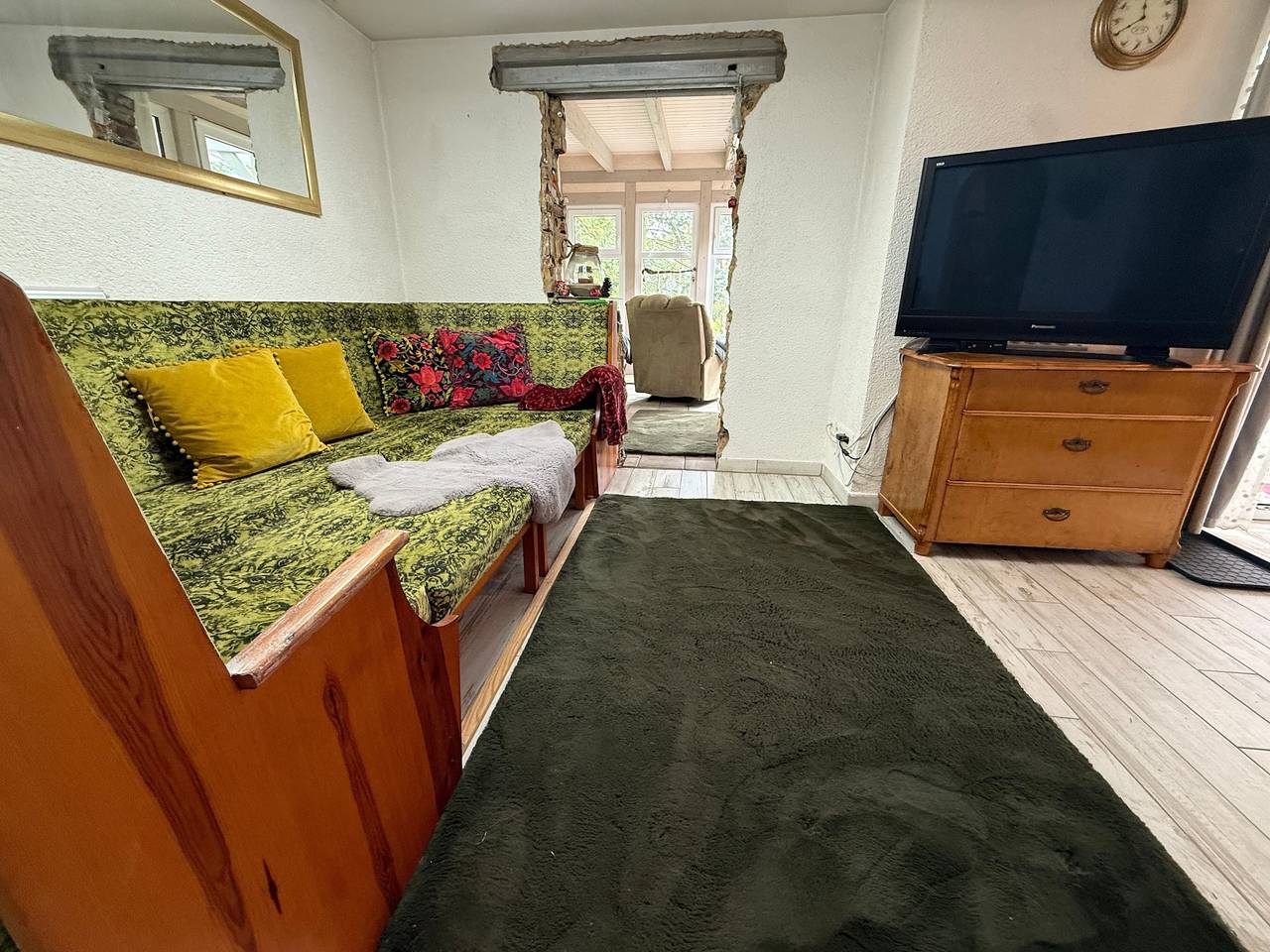 Vakantiehuis Waldzauber 2 met uitzicht op het meer, privéterras en tuin, foto 12