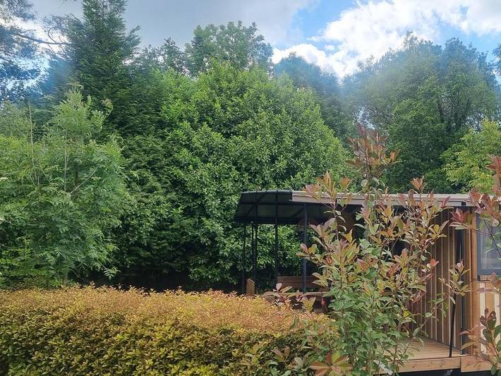 Flower Camping de La Grande Lande - Safarizelt 6 personen - Chalet Toilé Prémium in Moëlan-sur-Mer, Quimper und Umgebung