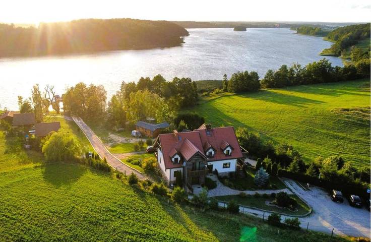 Dom gościnny dla 2 osób, z balkon i widok oraz widok na jezioro w Mikołajki