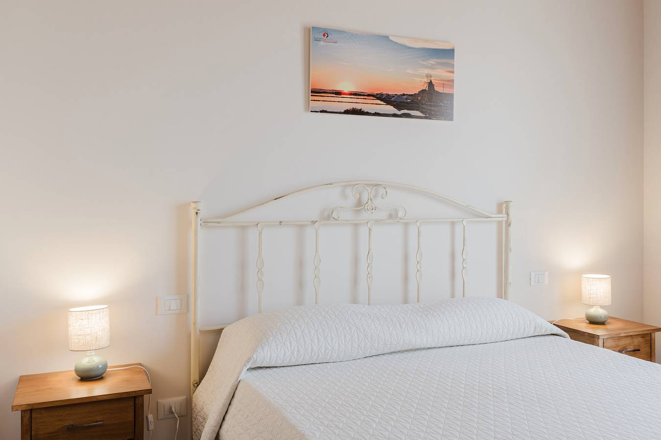 Chambre 'Giara' avec vue sur la montagne, Wi-Fi et climatisation in Misiliscemi, Province de Trapani
