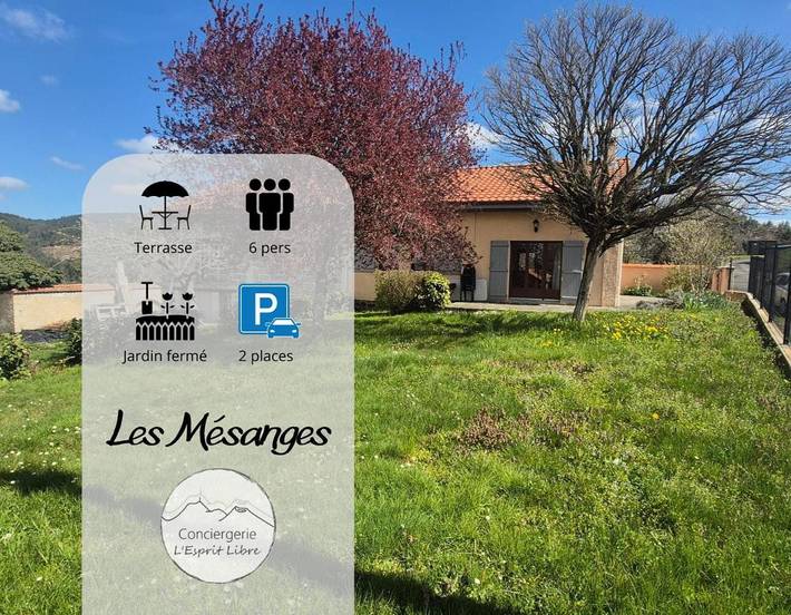 Location de vacances pour 6 personnes, avec jardin à Agnat (généalogie)