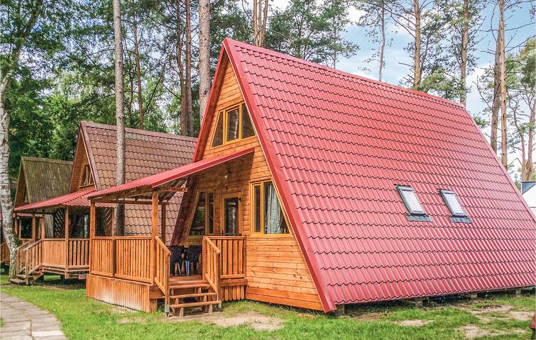 Apartament wakacyjny dla 3 osób, z Taras w Łukęcin