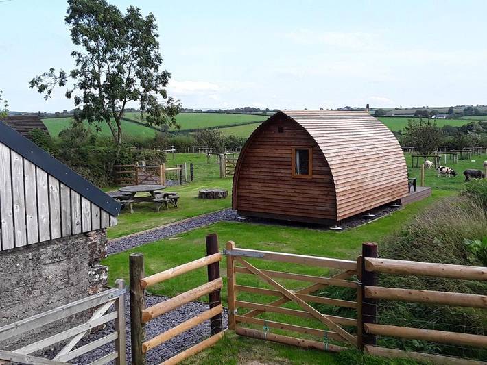 Camping für 2 Personen, mit Ausblick und Garten, mit Haustier in Devon