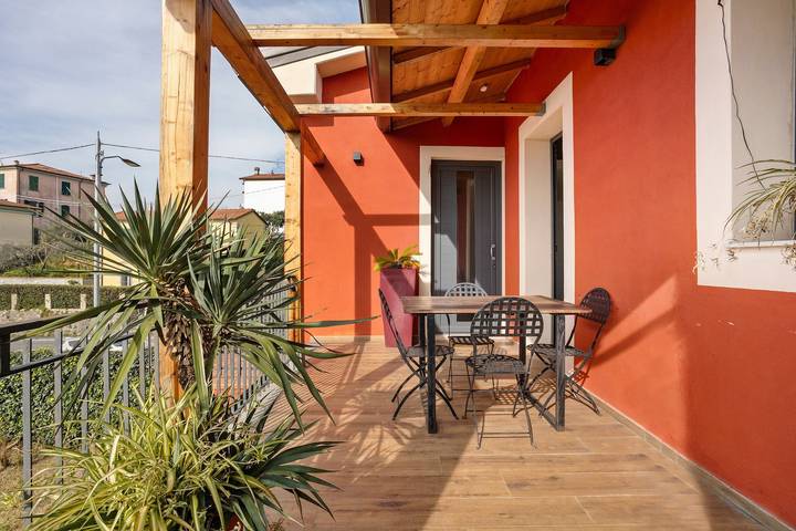 Ferienhaus für 4 Personen, mit Whirlpool und Garten, mit Haustier