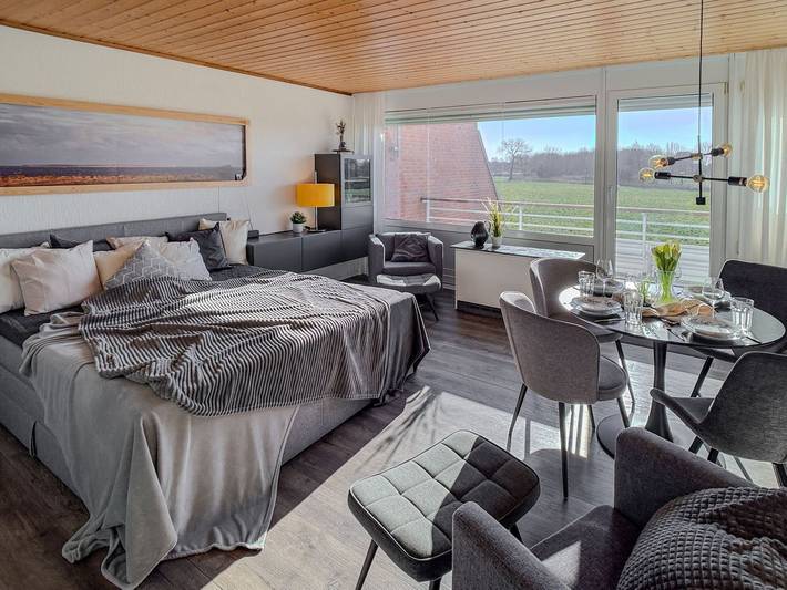 Ferienwohnung für 4 Personen, mit Balkon und Ausblick in Horumersiel - 2