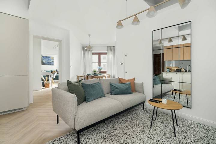 Gîte pour 4 personnes, adapté aux familles à Poznań