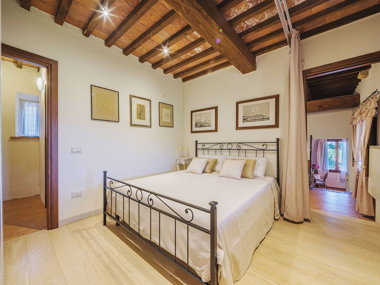 Villa für 8 Personen mit Balkon in Vicopisano, Pisa Provinz