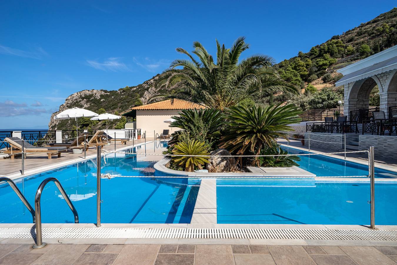 Hel studio-lejlighed, Studio Apartment 'Sunset Premium New 3' with Sea View, Wi-Fi and Air Conditioning in Agios Nikitas, Grækenland