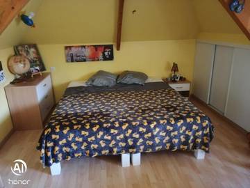Cottage pour 2 personnes, avec jardin ainsi que piscine et vue à Arnage