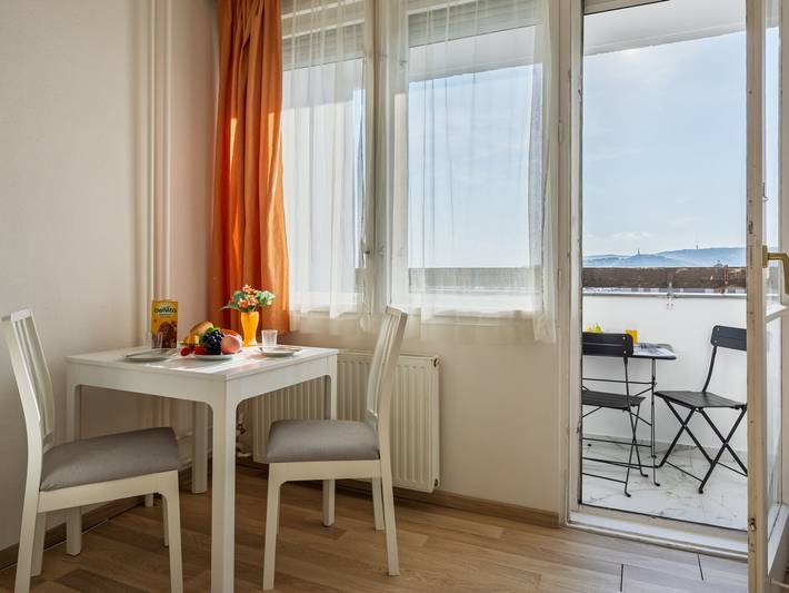 Ferienwohnung für 2 Personen, mit Balkon und Ausblick in Budapest - 2