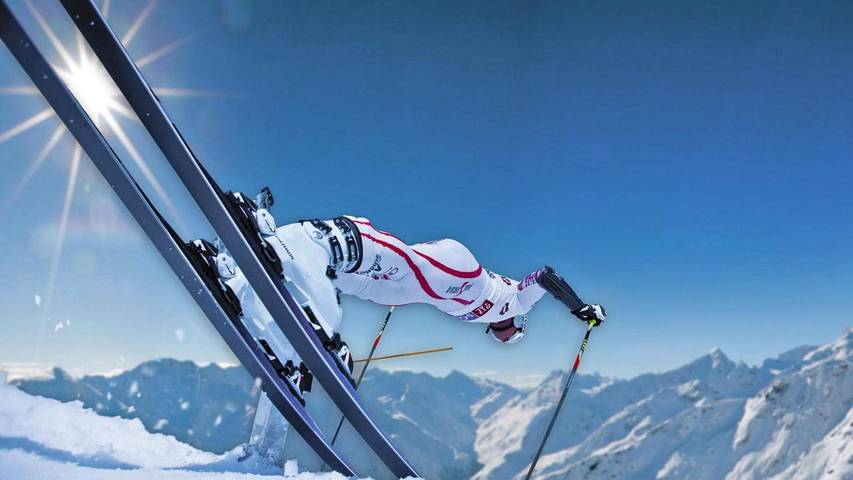 Hütte für 4 Personen, mit Terrasse und Pool in Sölden (Österreich)