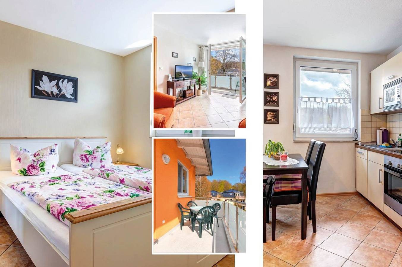 Ganze Wohnung, Gemütliche Ferienwohnung mit Balkon nahe Strand und Zentrum in Ückeritz, Bernsteinbäder