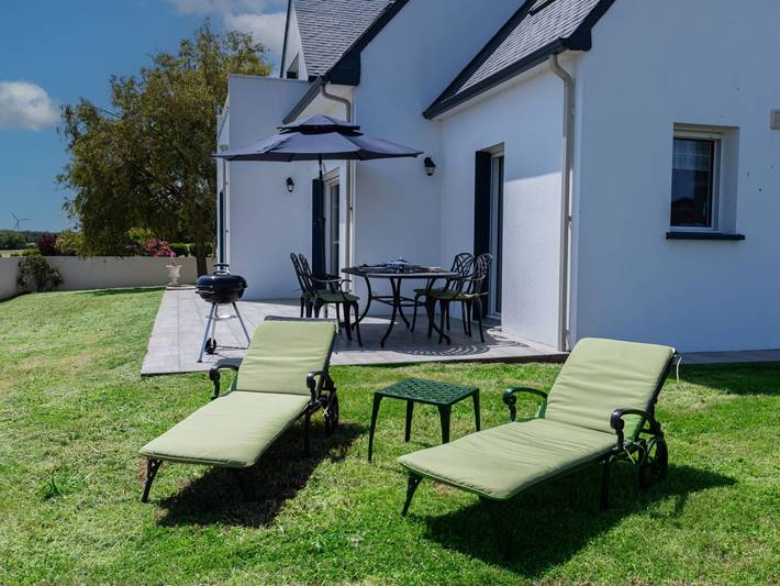 Location de vacances pour 7 personnes, avec sauna ainsi que terrasse et jardin, animaux acceptés à Saint-Pabu - 4