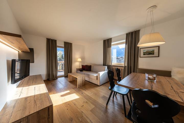 Ferienwohnung für 5 Personen, mit Sauna und Garten auf der Seiser Alm