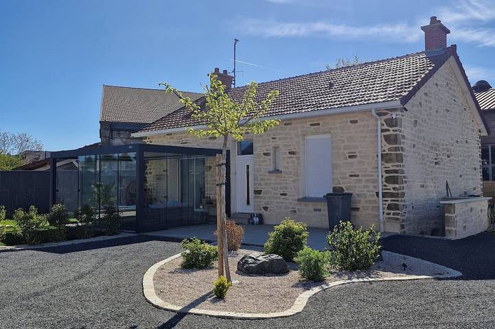 Maison de vacances pour 4 personnes, avec jardin à Autun