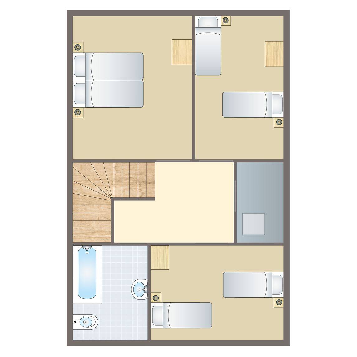 Bungalow für 6 Personen mit Balkon/Terrasse in Oostmahorn, Lauwersmeer