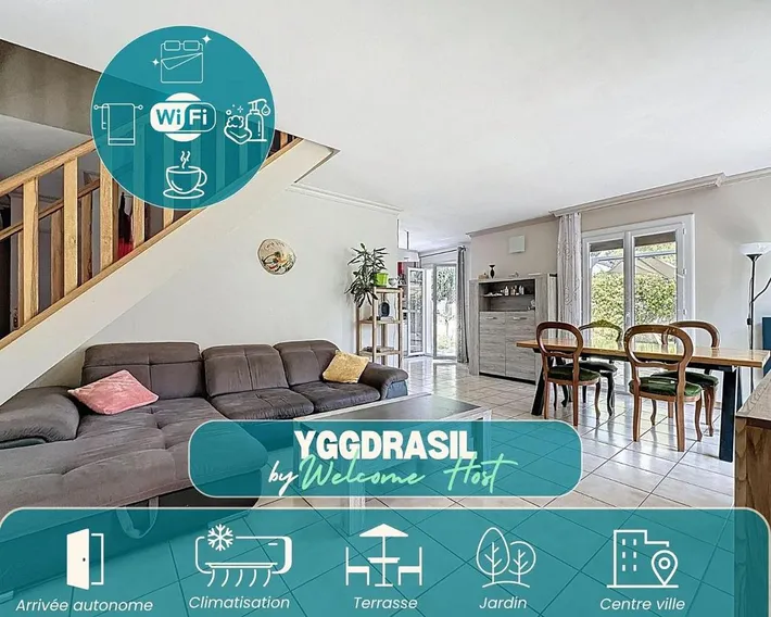 Apartamento de vacaciones para 6 personas, con jardín y terraza - 1