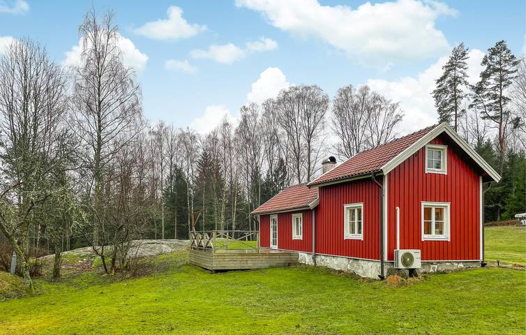 Ferienhaus für 7 Personen mit Terrasse in Marks Kommun, Västergötland
