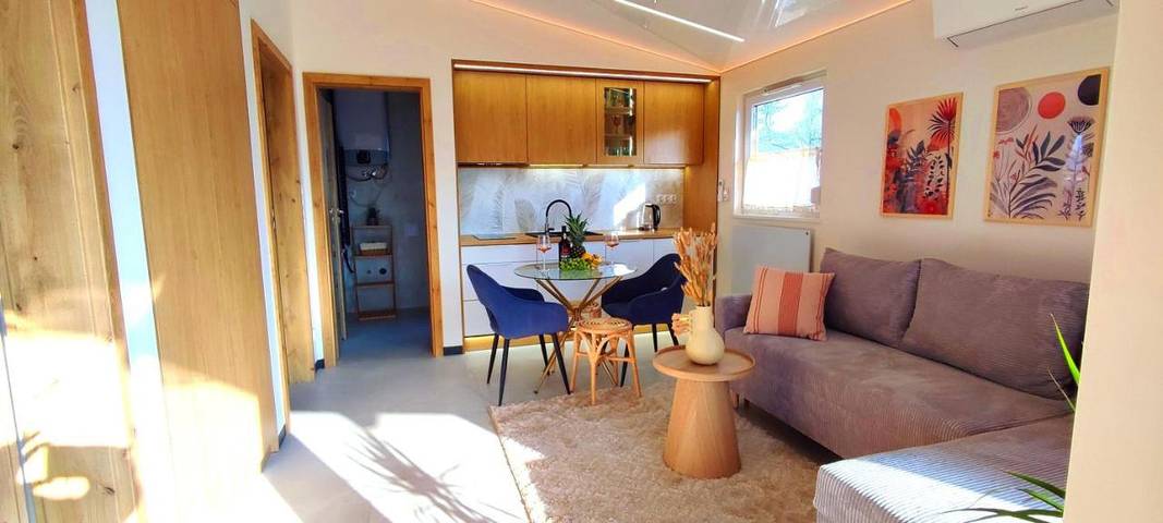 Apartament wakacyjny dla 4 osób, z Taras i Ogród oraz Sauna w Boszkowo