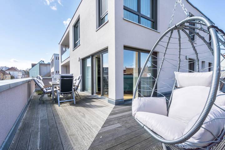 Appartement de vacances pour 8 personnes, avec Balcon