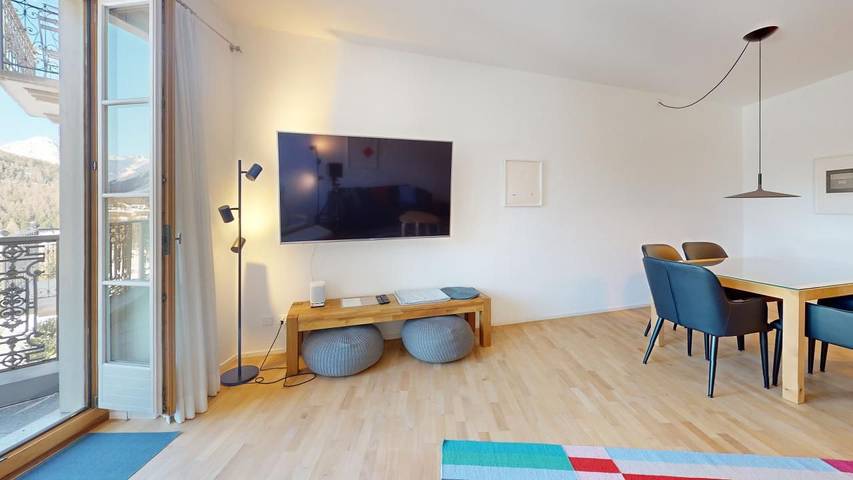 Ferienwohnung für 5 Personen, mit Balkon in Pontresina - 3