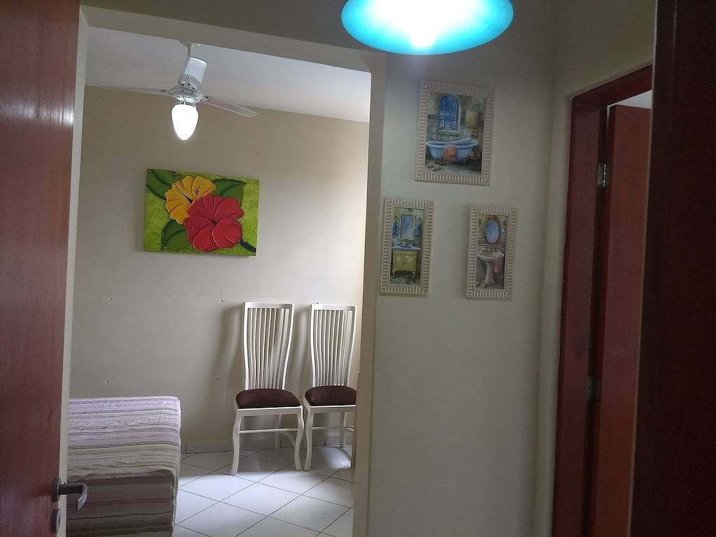 Ganze Wohnung, 2 Schlafzimmer mit Suite !!! Fit mit vollem Blick auf den Strand !!! in Mongaguá, Baixada Santista
