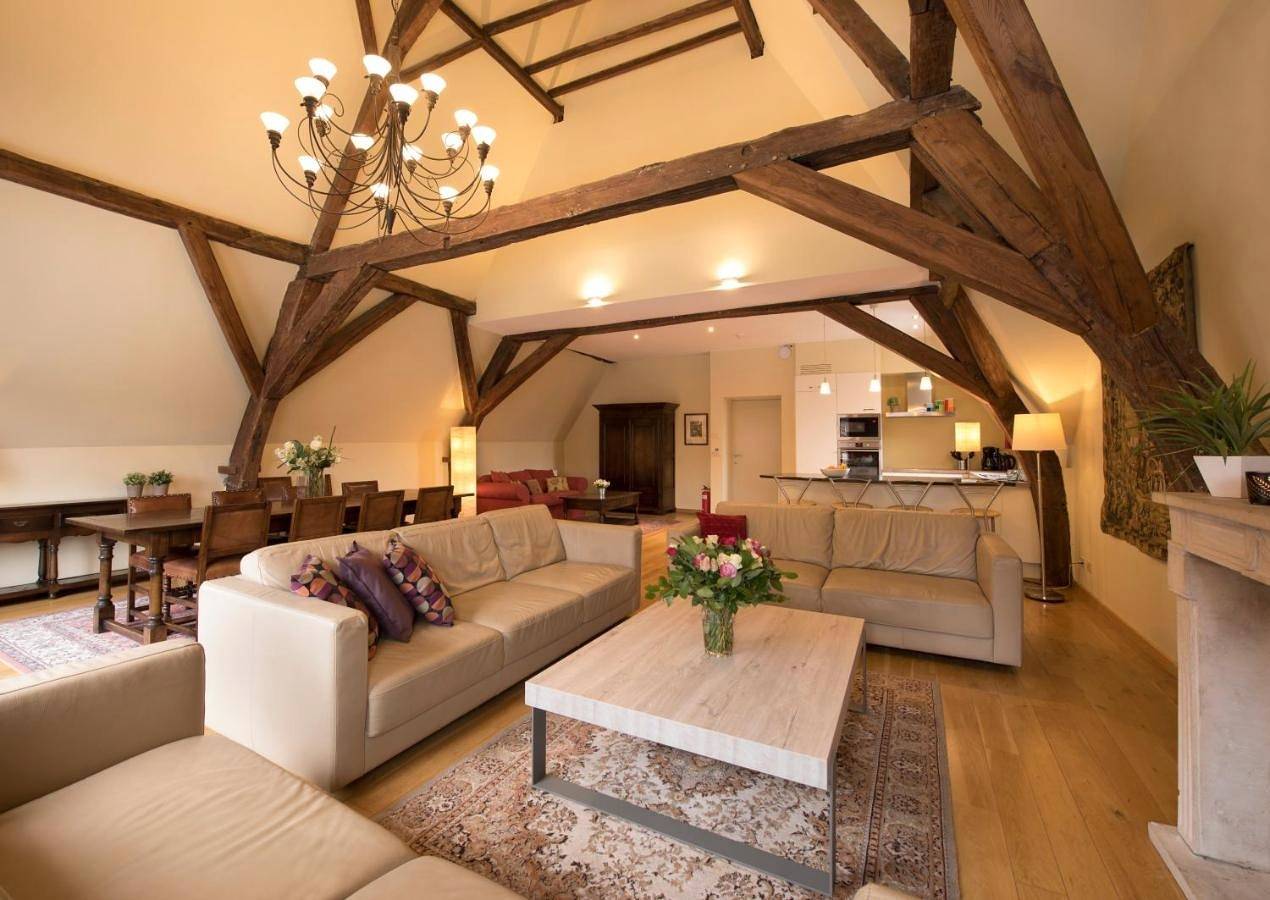 Geheel appartement, Vakantieappartement voor 5 personen met uitzicht in Brugge, West-Vlaanderen