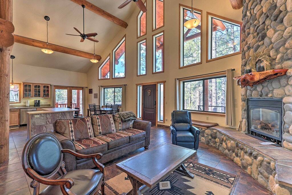 Privates 1 Hektar großes Haus am See mit Whirlpool und Deck! in Show Low, Navajo County