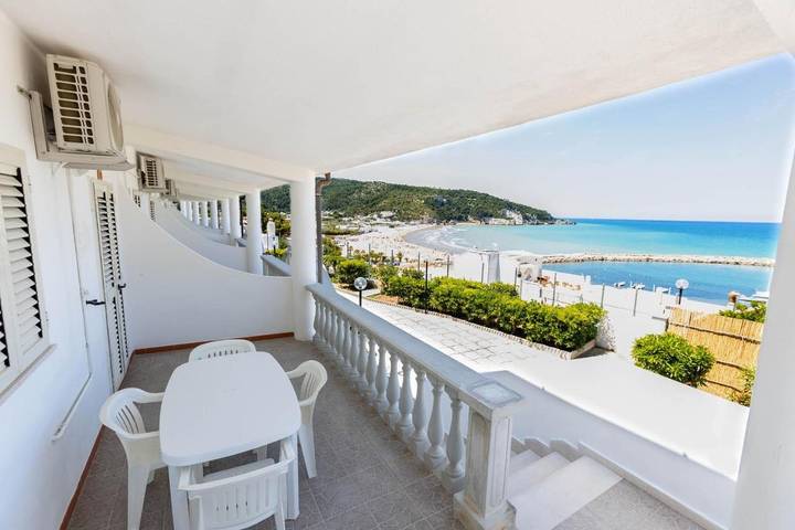 Apartahotel para 4 personas, con Balcón además de Terraza y Vistas en Apulia