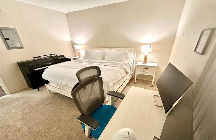 Appartement de vacances pour 3 personnes, avec piscine et jacuzzi ainsi que balcon et sauna