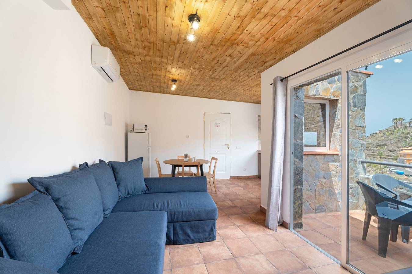 Casa de vacaciones 'Vivienda vacacional La Era I' con vistas al mar, Wi-Fi y aire acondicionado in Alojera, Vallehermoso