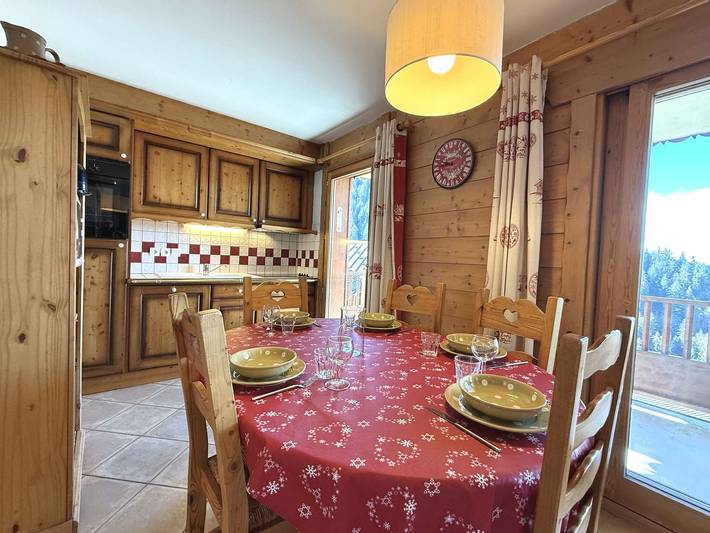 Gîte pour 6 personnes, avec balcon et piscine à Cohennoz - 3