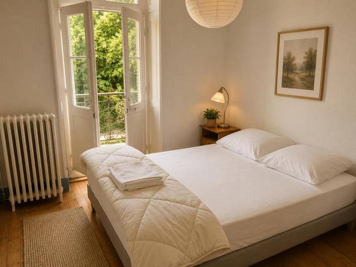 Gîte pour 6 personnes, avec Balcon et Terrasse ainsi que Jardin et Vue à Saint-Honoré-les-Bains - 3