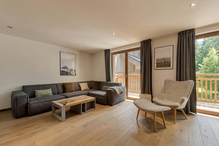 Appartement de vacances pour 8 personnes, avec sauna et balcon dans 