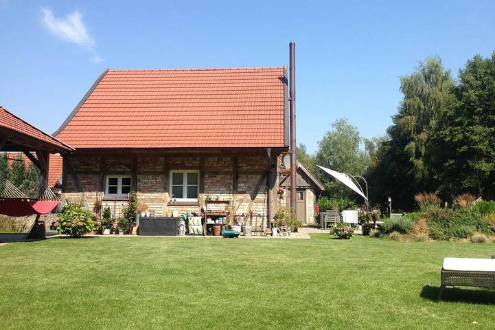 Ferienhaus für 5 Personen, mit Terrasse und Garten sowie Sauna in Warendorf