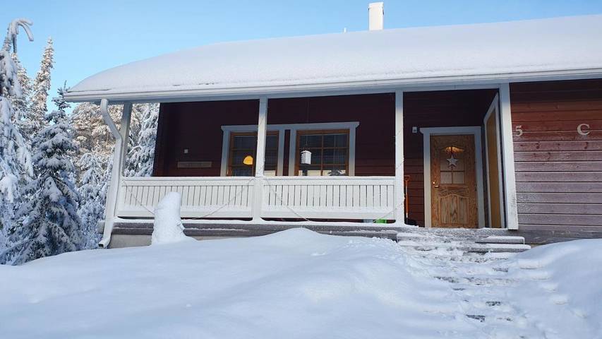 Chalet pour 7 personnes, avec vue ainsi que sauna et jardin, animaux acceptés à Rovaniemi - 3