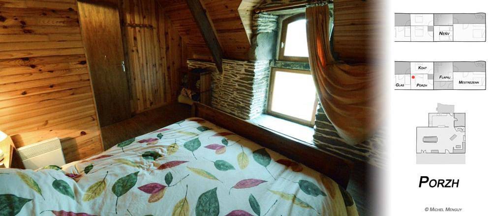 Two-Bedroom House in Bon Repos sur Blavet, Région de Guingamp