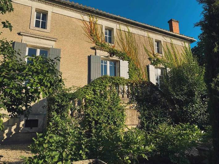 Maison de vacances pour 2 personnes, avec Terrasse ainsi que Jardin et Piscine à Issigeac