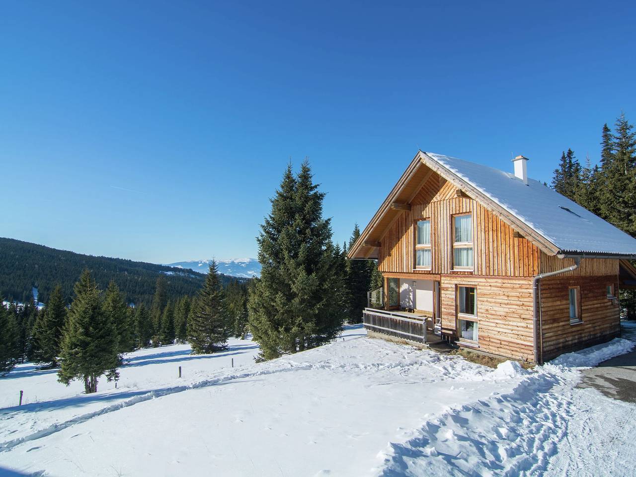 Chalet in den Alpen mit Sauna in Unterkärnten