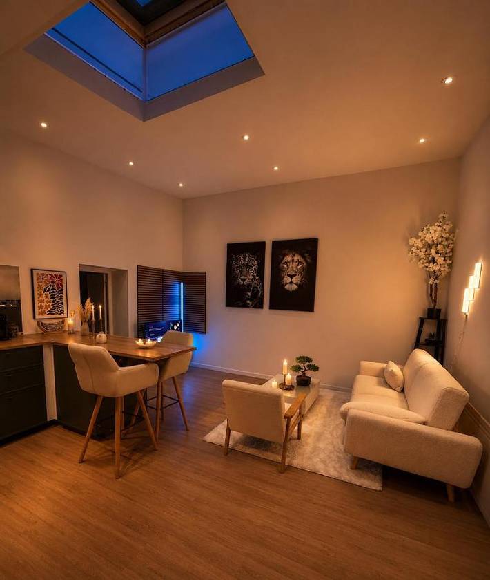 Appartement de vacances pour 2 personnes, avec Jacuzzi ainsi que Terrasse et Jardin