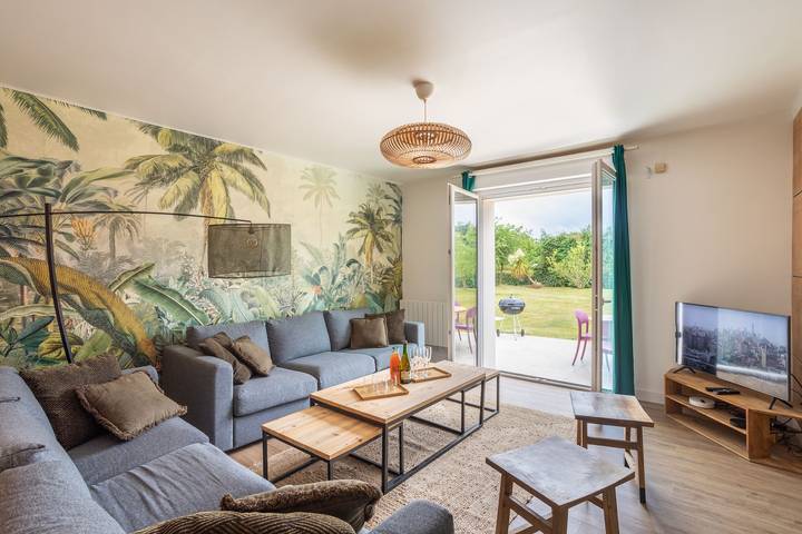 Ferienhaus für 8 Personen mit Pool in Saint-Alban, Côte d’Émeraude