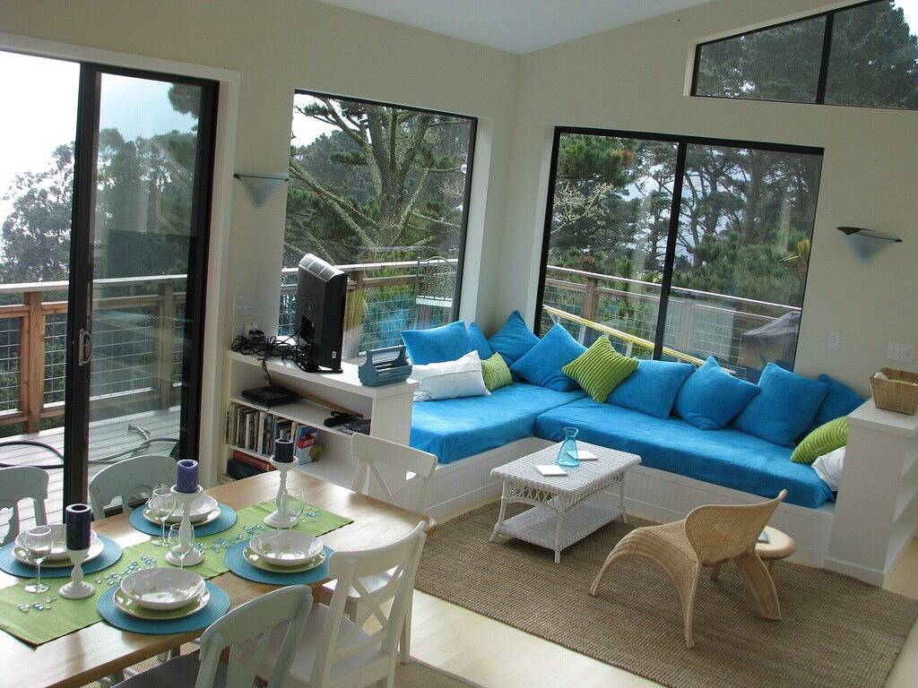 Perfekt privat New Coastal Home - Atemberaubender Meerblick in Muir Beach, California North Coast