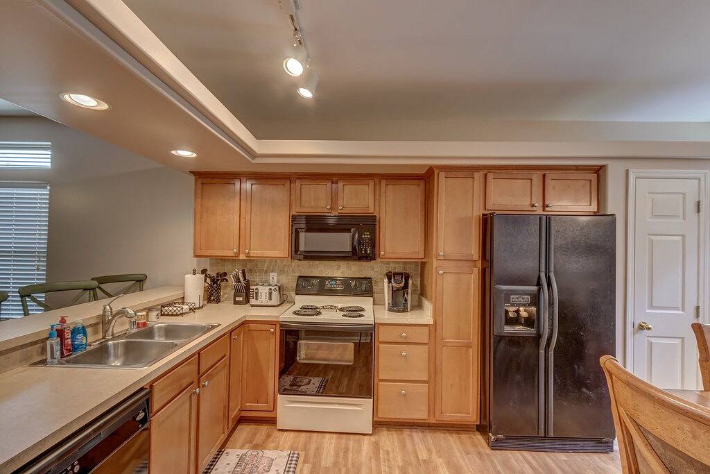 Geheimer Garten in den Vororten in Lexington, Kentucky